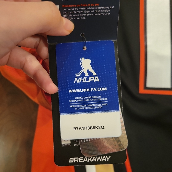 *SOLD* Official Ryan Getzlaf Anaheim Ducks Black Home Breakaway Jersey Reg.$175 - Picture 6 of 7